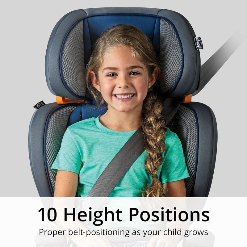 Chicco مقعد سيارة Chicco KidFit Adapt Plus 2 في 1 مع حزام، لون العنبر - Image 4
